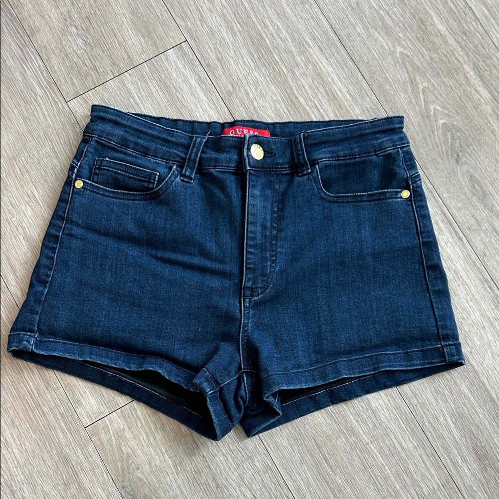 Guess Deep Indigo Denim Shorts